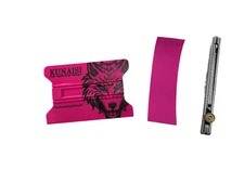 3 PCS Pink Magnetic Squeegee Felt Edge Utility Knife Vinyl Wrap Application Tool