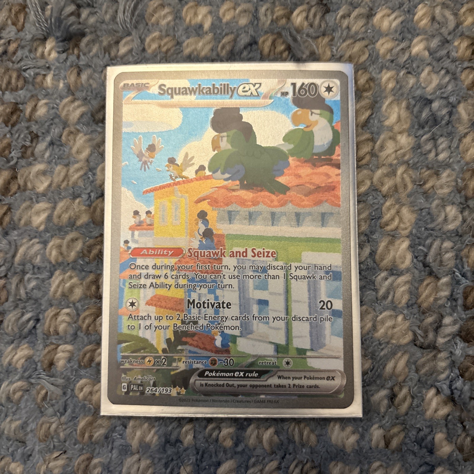 Squawkabilly ex 264/193 Sv02: Paldea Evolved Holo