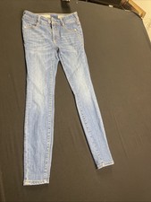pilcro and the letterpress High Rise Denim Leggings Size 25 Women Blue