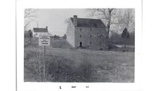 1960 Photo George Washingtons Grist Mill Mt Vernon Fairfax County VA Sign