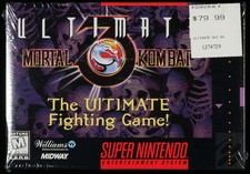 Ultimate Mortal Kombat 3 Super Nintendo SNES 1996 WATA 9.2A++ NEW SEALED POP 1