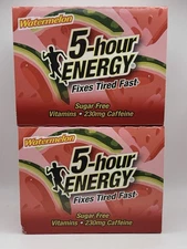 5-hour ENERGY Extra Strength Energy Shot, Watermelon Sugar-Free 24 Count New