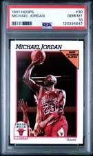1991 HOOPS #30 MICHAEL JORDAN Bulls HOF 🐐 PSA 10