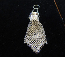 Sterling Silver Chatelaine Antique Metal Holder