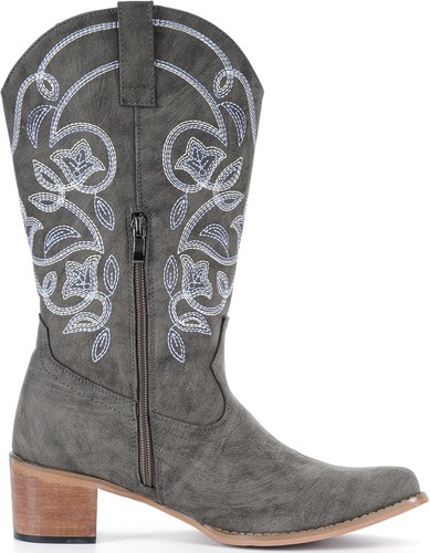 IXU Cowboy Boots For Women Wide Calf Pointy Toe Cowgirl Mid Calf... - Picture 2 of 55