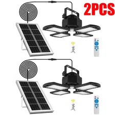 UPGRADED Solar Light Dusk-to-Dawn for Barn Garages Porches Patios Chicken Coops