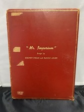 Vintage 1951 Mr. Imperium Songbook Dorothy Fields Harold Arlen Musical Signed