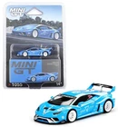 Mini GT 1:64 LB WORKS Lamborghini Huracán GT GRAVITY Blue Diecast Car MGT01055