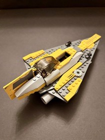 LEGO Star Wars 7669 Anakin's Jedi Starfighter Ship Set Box Manual NO MINIFIGURES