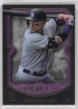 2017 Topps Museum Collection Amethyst Purple 20/99 Carlos Gonzalez #49 0q3