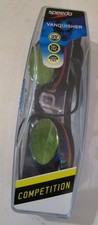 Speedo Vanquisher Competition Swim Goggles Adult green mirrored lens BRAND NEW
