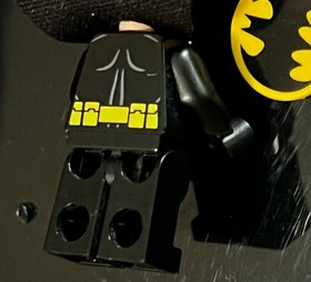 BATMAN 89 STYLE MINIFIGURE w/CAPE & BAT LOGO 7785 7783 7781 &bull; LEGO BATMAN