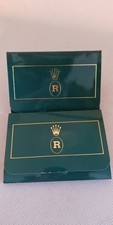 Rolex set of 10 Wooden Multicolor Golf Tees  Marker Holder Set