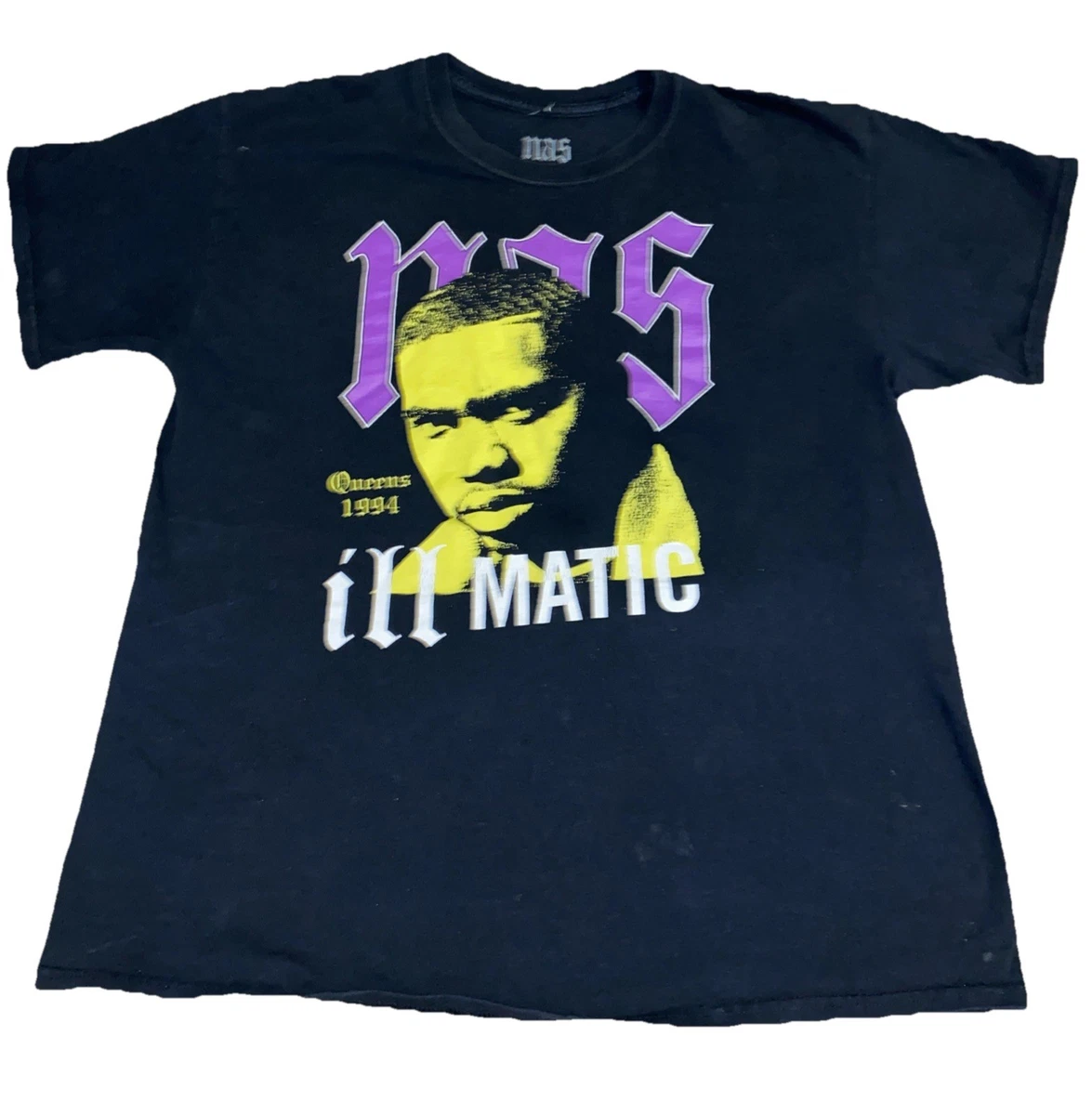 ミュージシャン vintage Nas Street's Disciple Rap Tee XL Preços baixos em Camisetas NAS para Homens | eBay