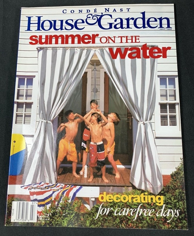 Vintage - Conde Nast House & Garden Magazine July 1998 issue