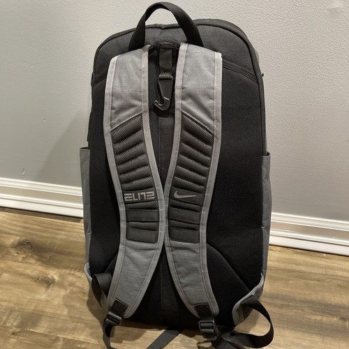 Nike Hoops Elite Pro Basketball Backpack Gray Padded Straps BA5990-480 - Picture 2 of 10