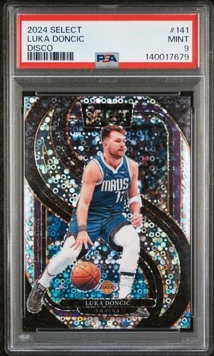 2024 Panini Select Basketball Disco Luka Doncic #141 PSA 9