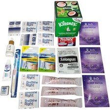 Hygiene Health Sleep Wellness Toiletry Products Samples Pain Relief Bundle