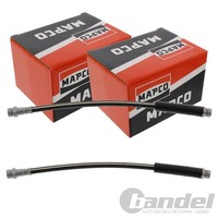 2X Mapco BremsschlÄUche Bremsschlauch Hinten Passend FüR Ford Fusion