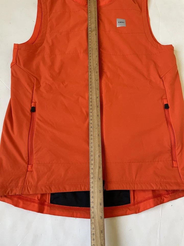 Giro Cascade Insulated Cycling Vest in Vermillion Men's Small 'orange' - Image 3 of 4