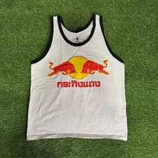 Vintage Men’s Medium Thai Energy Drink Red Bull Tank Top