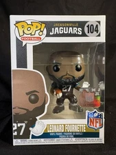 Funko Pop! NFLJacksonville Jaguars Leonard Fournette #104 Protector Offered