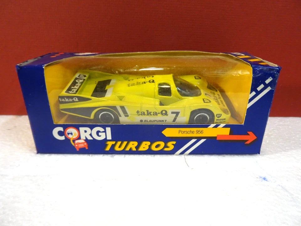 CORGI TOY VEHICULE PORSCHE 956 BP MINIATURE METAL NEUF + BOITE V PHOTOS - Photo 2/4