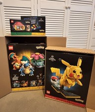 LEGO POKEMON | Venusaur, Charizard, Blastoise |Kanto Set | Pikachu | Pokecentre