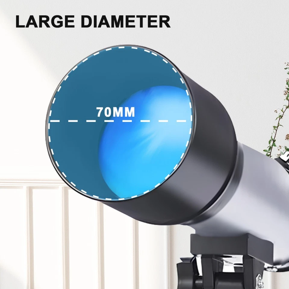  Erwachsene Fernrohr Telescope Mit Stativ Teleskop Für Kinder Tragbares - Bild 2 von 4