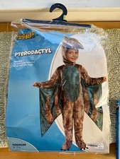 Spirit Halloween Pterodactyl Toddler Dinosaur Costume sz 3-4T GUC