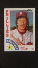 1984 Topps baseball card # 388 Mike Schmidt AS ( VG to EX )
