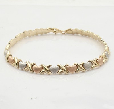 Imber Armband, Rundschliff, Weiß, Roségold-Legierungsschicht