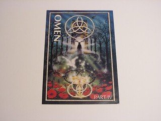 OMEN PART IV 1991 ECLIPSE OLDSKOOL RAVE FLYER FANTAZIA AMNESIA HOUSE ENERGY VG
