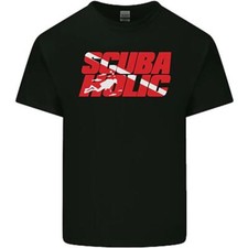 Scuba Tauchen Scubaholic Diver Tauch Kinder T-shirt Jungen Mädchen