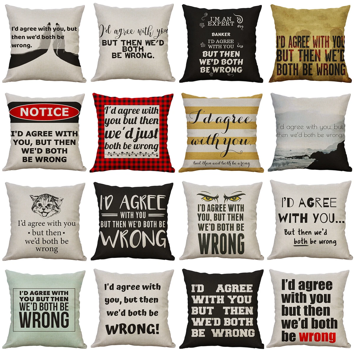Pillowcases top with sayings