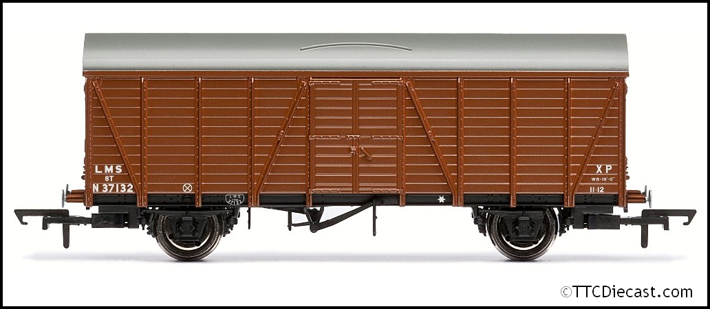 Hornby R6640B LMS, 4 Wheeled CCT Van - Era 3, OO Gauge