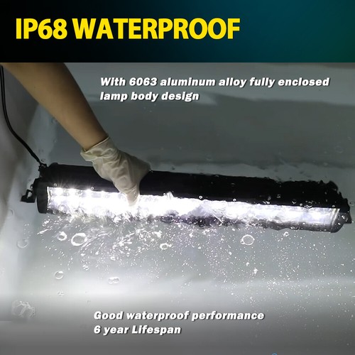 Barra de luz láser led 22" Combo Lámpara de conducción 4x4 todoterreno Camión Doble fila 32/42/50" - Imagen 7 de 11