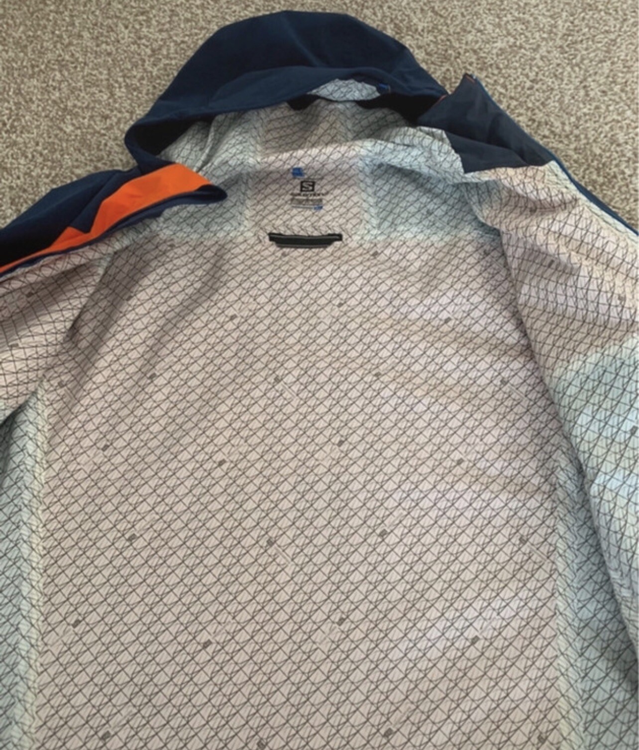 Salomon adv giacca pelle asciutta corsa escursionismo montagna nuova taglia small