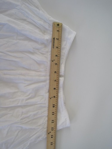 J Crew White Cotton Skirt Size 0 EUC - Picture 5 of 5