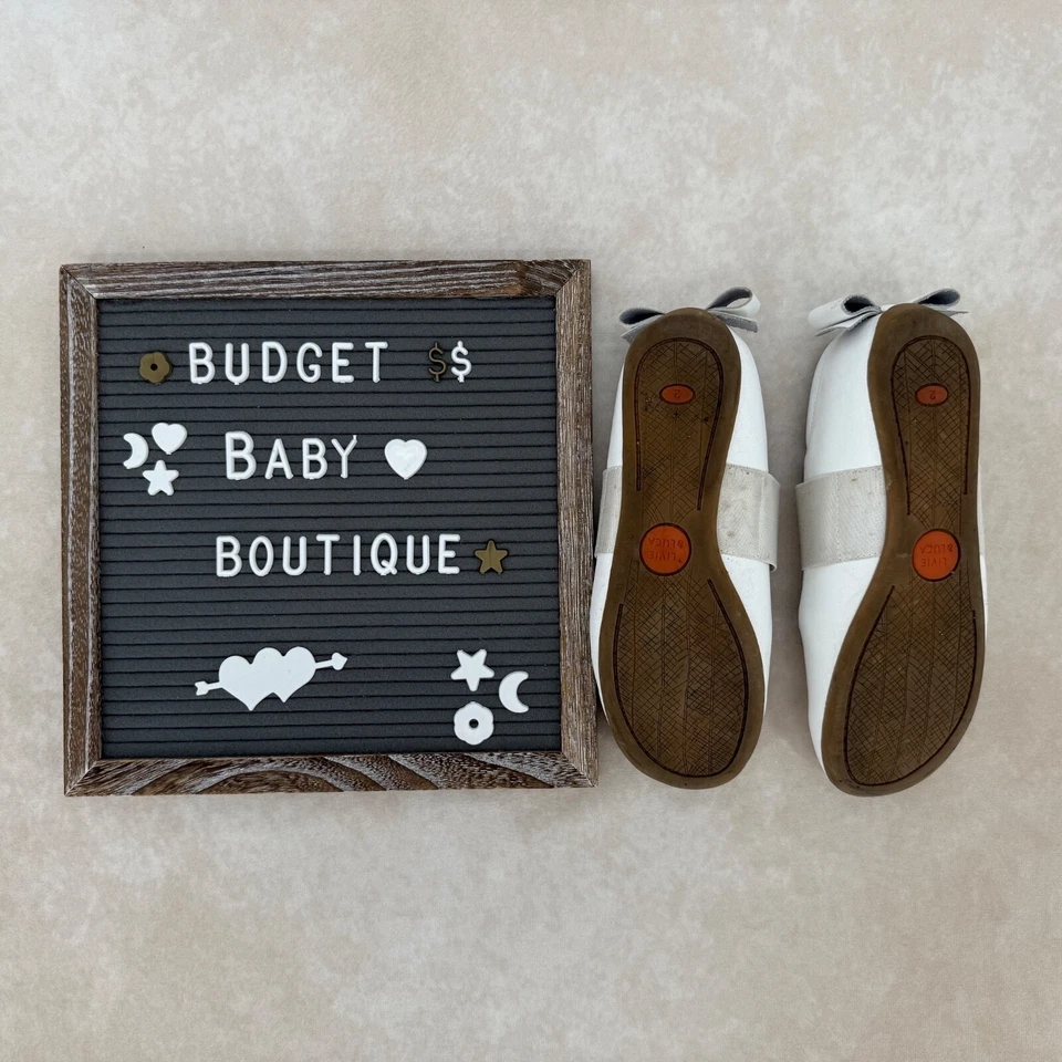 LIVIE & LUCA White Dress Shoes Size 2 Youth - Image 3 of 3