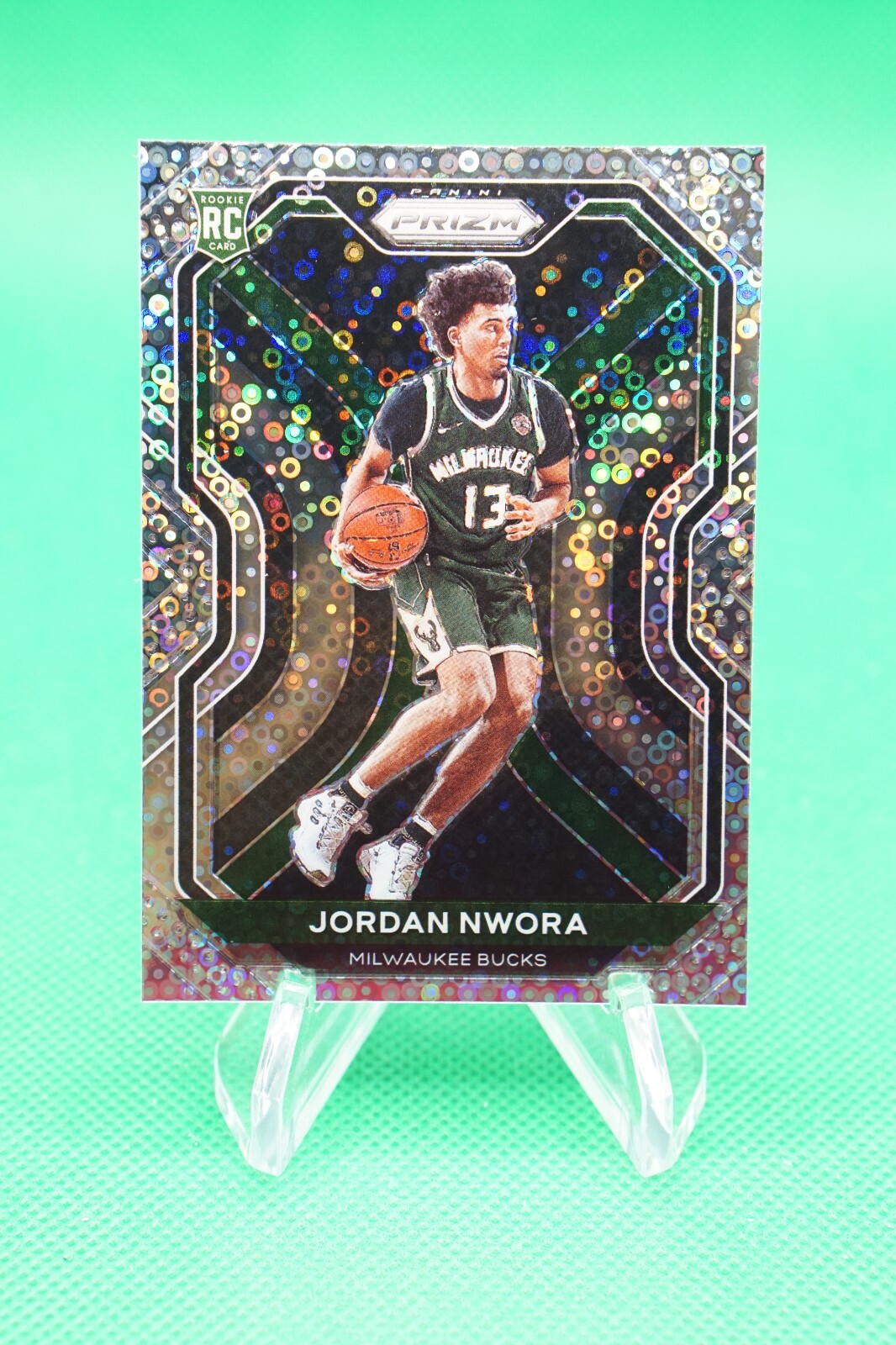(2 Cards) 2020-21 Prizm Base Prizms Fast Break #273 Jordan Nwora BG6