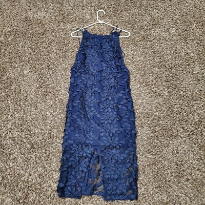 Topshop Women's Stunning Blue Floral Dress Size 10 | eBay