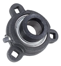 1-1/8" Three Bolt Flange Bearing W/ Lock Collar SATRD206-18G, VF3E-118, VF3E-118
