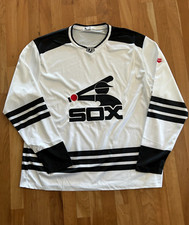 Chicago White Sox Hockey Jersey Batterman 1983 White Pullover SGA 2023 Shirt XL