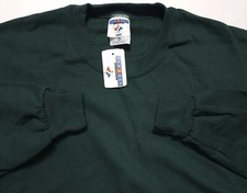 NWT Vintage 1990s Jerzees Forest Green Made in USA XL Sweatshirt