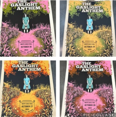 The Gaslight Anthem SET-2023 White Eagle Hall Oct 27/28/29/30 ALL # MATCH 14/110