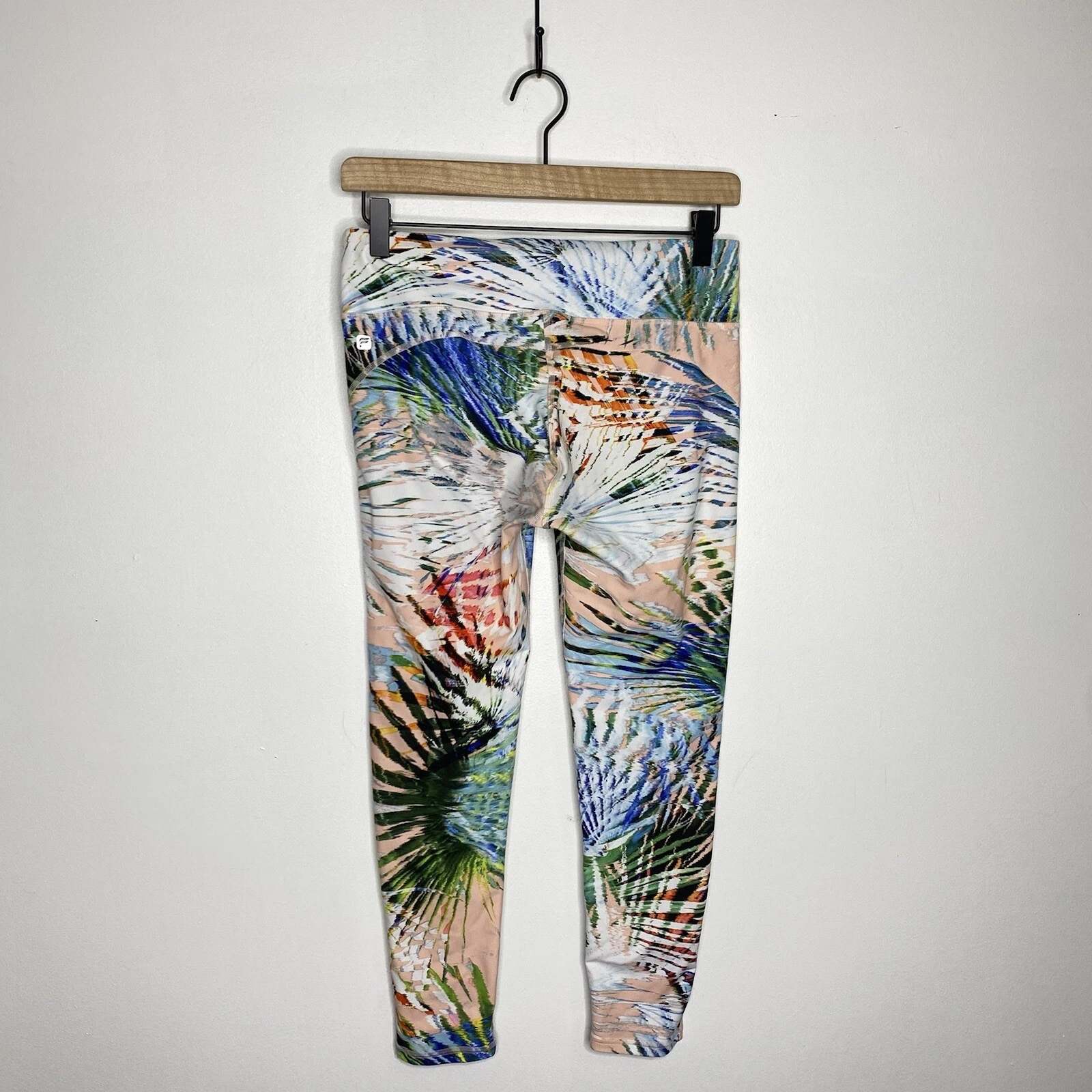 fabletics mid rise tropical print leggings