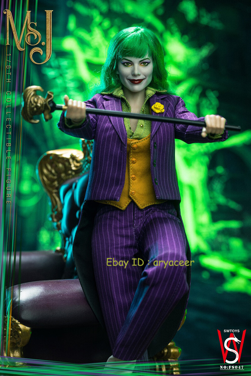 SWTOYS FS047 Miss Joker 1/6 Collectible Action Figure Model In