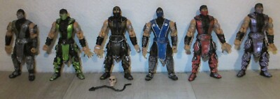Mexican Mortal Kombat 9 (MK9) Video Game Ninja Action Figure Lot 9'' Ultra Rare