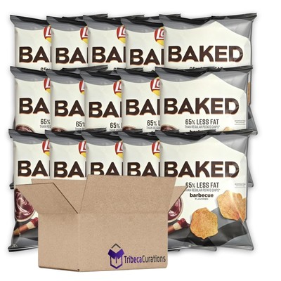 Baked Lay's Barbecue Baked Potato Chips Value Pack | .88 Ounce Bag | Pack of 15